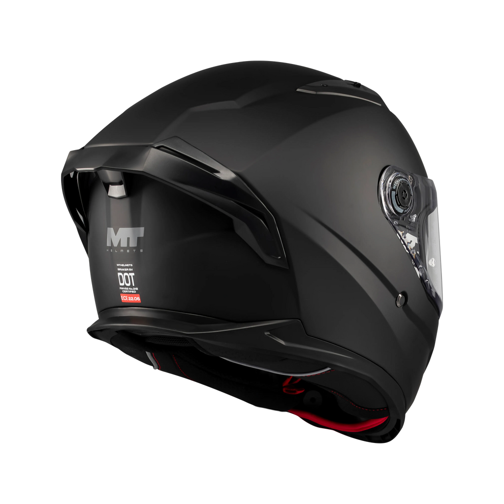 Casco MT Braker SV Pure A1 Negro Mate