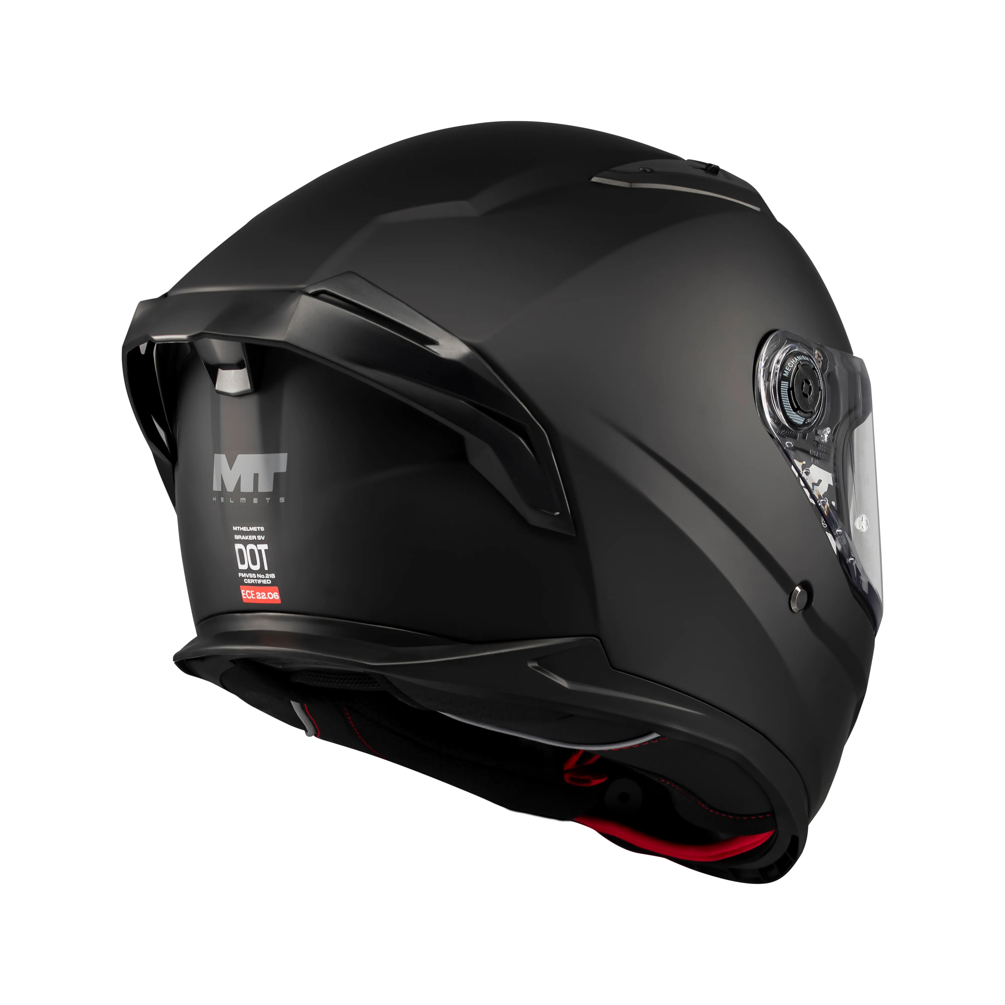 Casco MT Braker SV Pure A1 Negro Mate