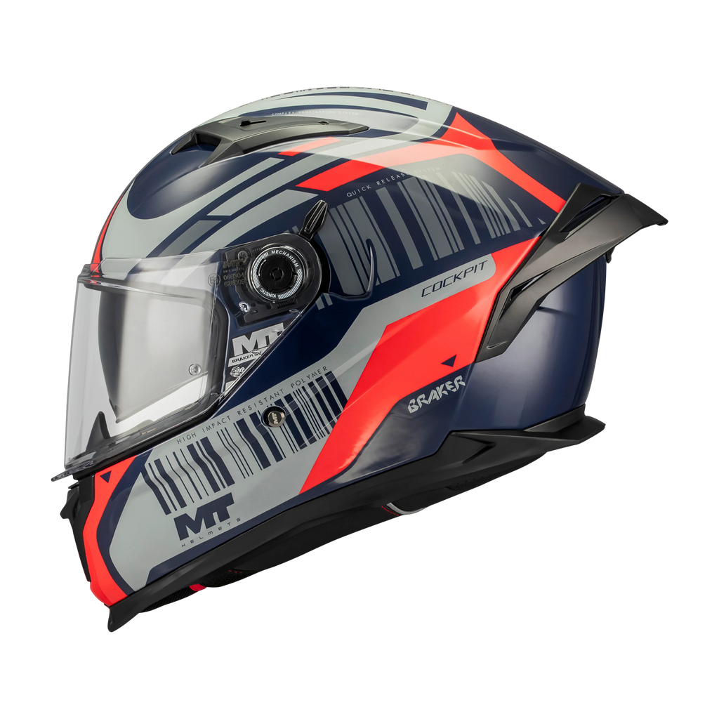 Casco MT Braker SV Cockpit C5 Brillante