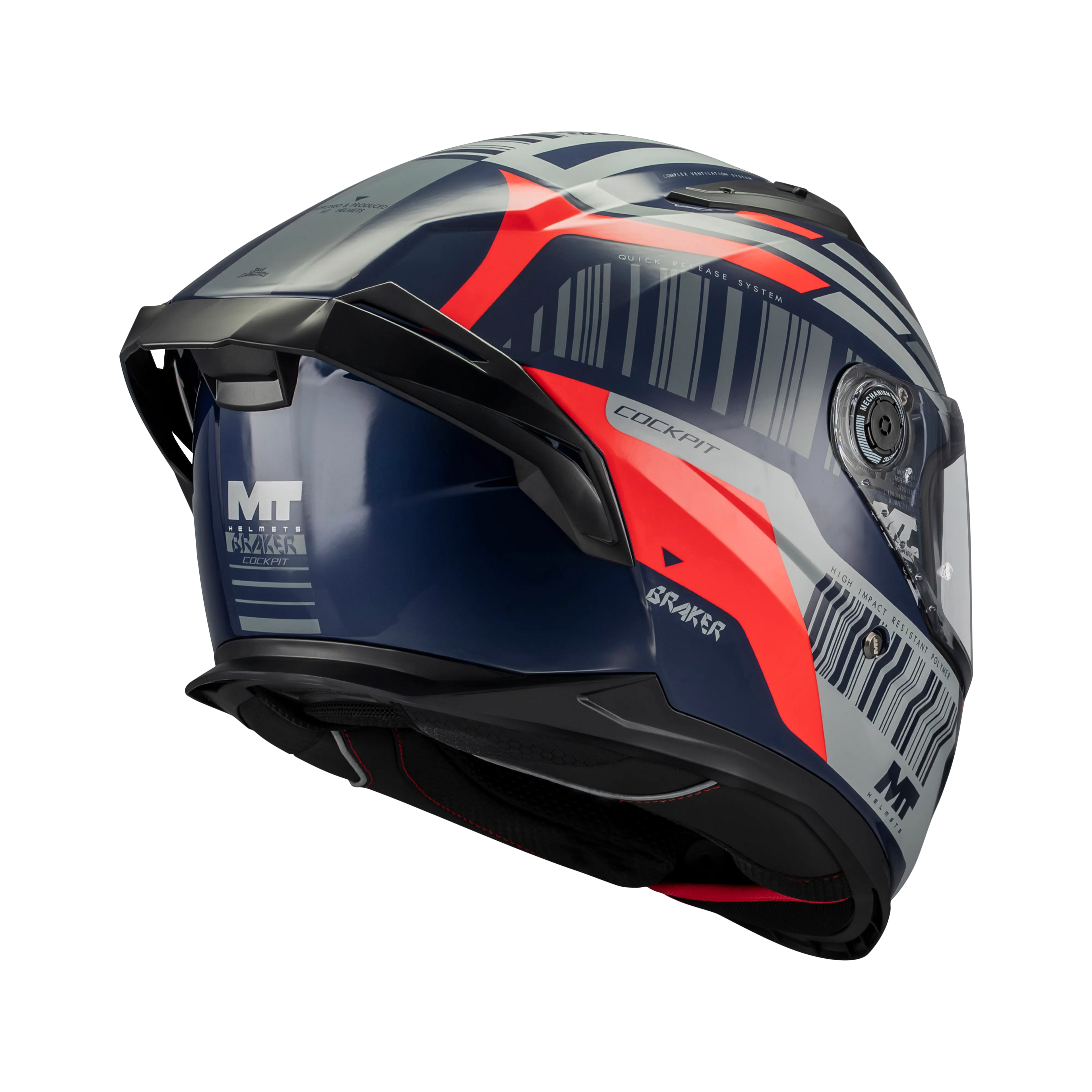Casco MT Braker SV Cockpit C5 Brillante