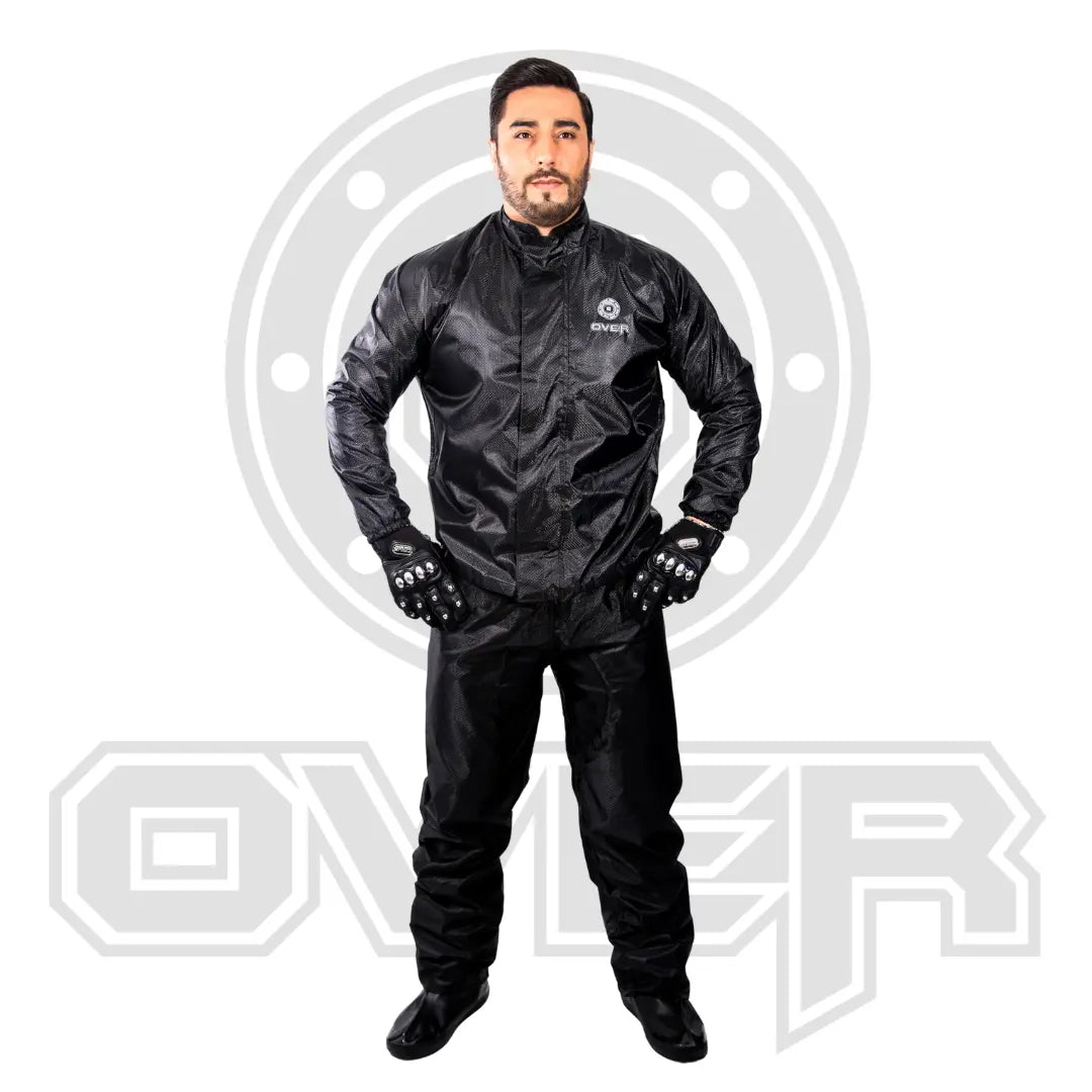 Conjunto Impermeable Tipo Sudadera Over + Zapatones