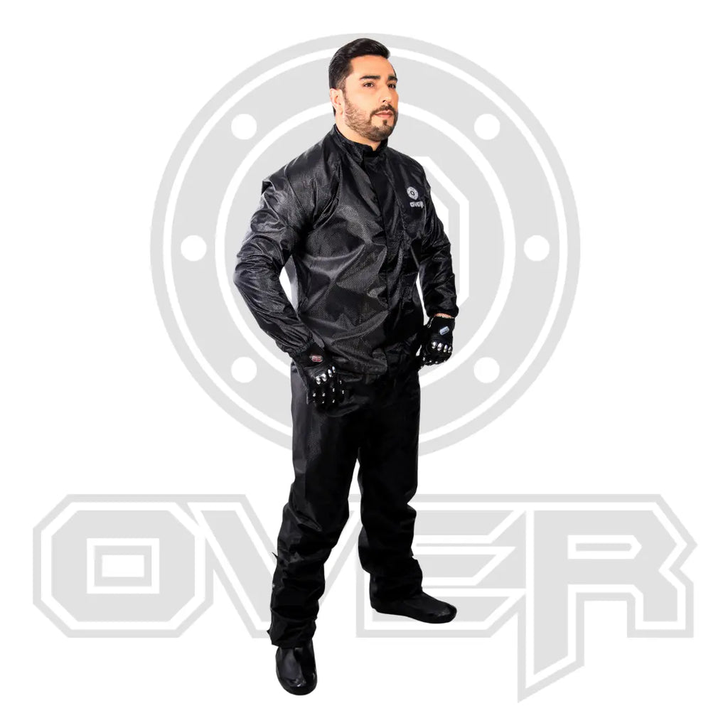Conjunto Impermeable Tipo Sudadera Over + Zapatones
