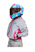 Chaqueta 100% Reflectiva Rosada