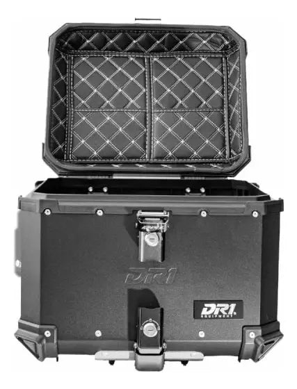 Maletero DR1 45L Aluminio Negro (Desmontable)