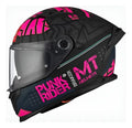 Casco MT Braker SV Punk Rider Rosa (Mujer)