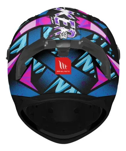 Casco MT Braker SV Fury B8 Fucsia Brillante