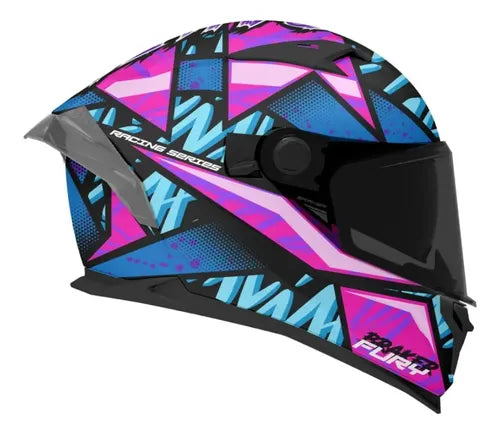 Casco MT Braker SV Fury B8 Fucsia Brillante