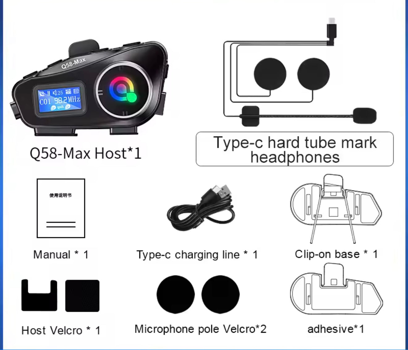 Intercomunicador Q58 Max