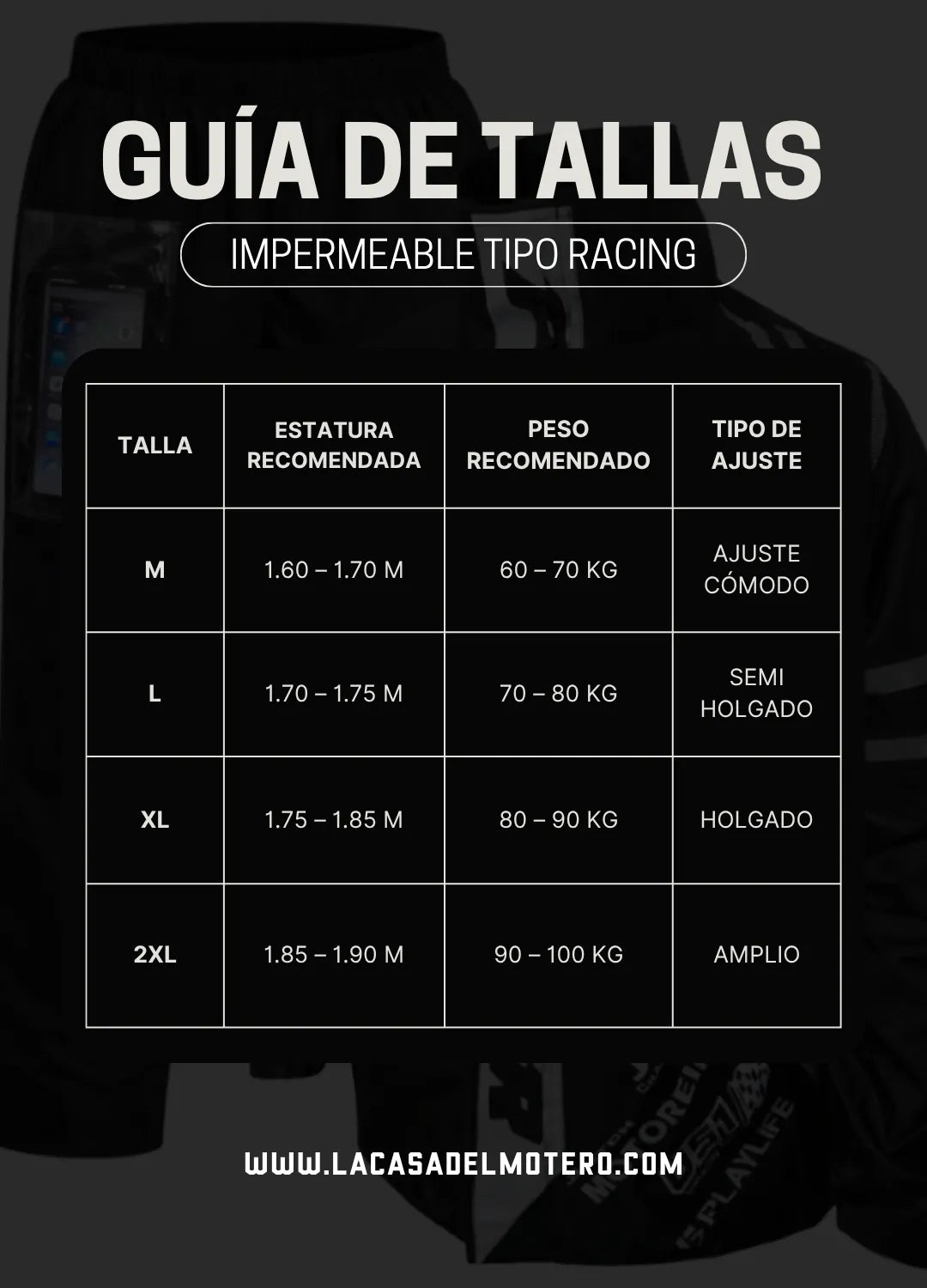 Combo Impermeable Racing + Zapatones DR1
