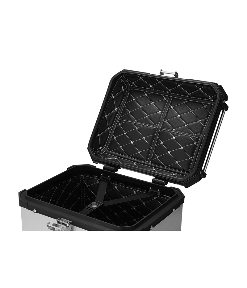 Maletero DR1 45L Aluminio Negro (Desmontable)