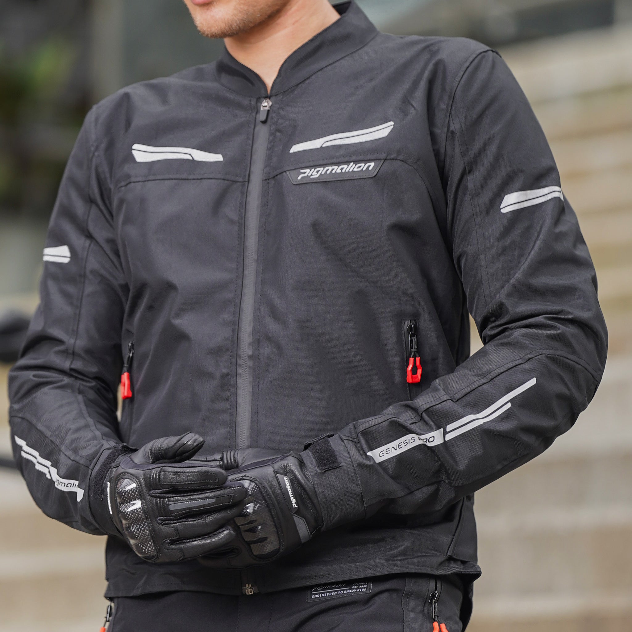 Chaqueta Moto Genesis Pro Invierno Negra