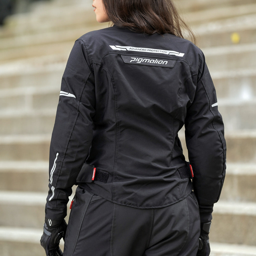 Chaqueta Moto Genesis Pro Invierno Negra Mujer