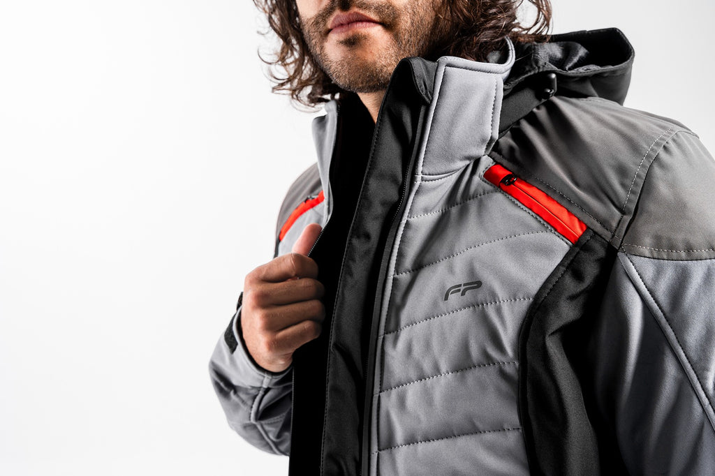 Chaqueta FP Naxos Softshell Gris