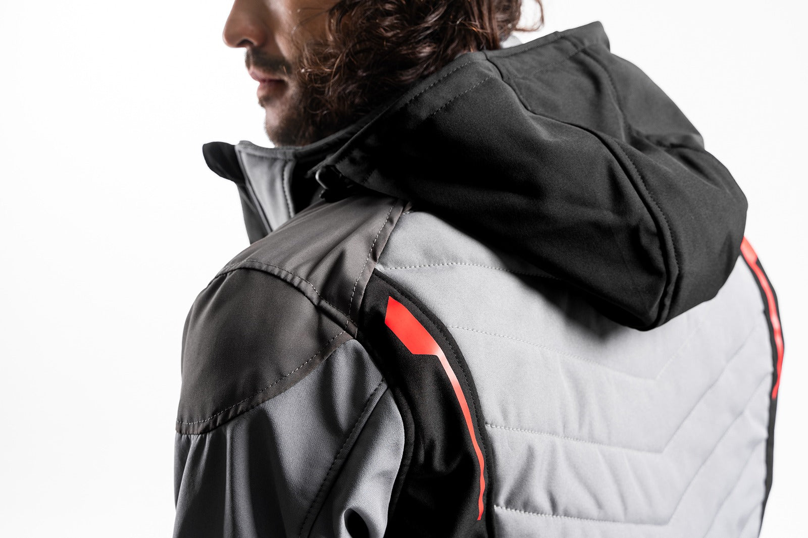 Chaqueta FP Naxos Softshell Gris
