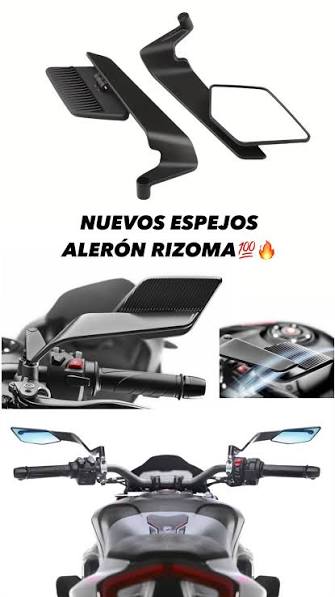 Espejos Alerón Stealth máx Negros