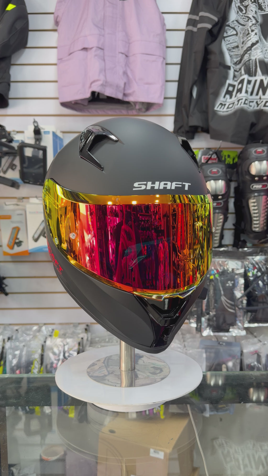 Combo Casco Shaft SH-526 SP EVO + Intercomunicador Q58 Max